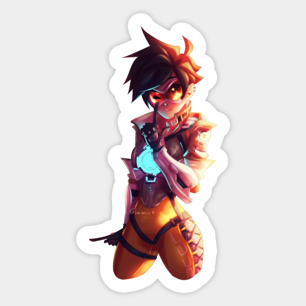 TRACER! Sticker by glamist